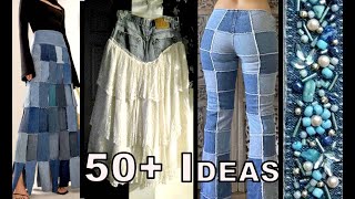 50+ EPIC IDEAS TO UPCYCLE YOUR OLD JEANS