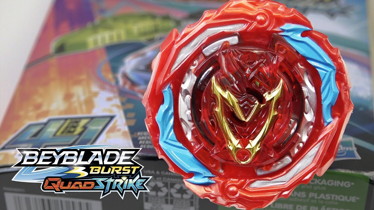 Beyblade Burst Quadstrike Zeal Achilles A8 - Hasbro - Pião de