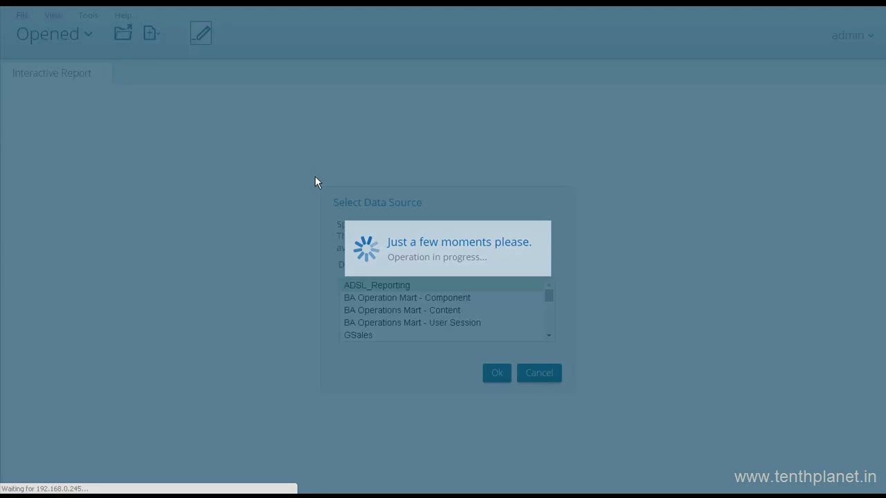 Create a Database Table Data Source for Reporting Only - YouTube
