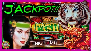 🆕 MIGHTY CASH Slot Machine | JACKPOT in HIGH LIMIT | Nuxia | Tiger Roar | Dragon Flies screenshot 5