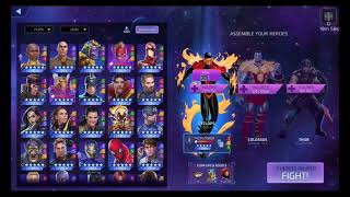 Marvel Puzzle Quest (MPQ) 5* Colossus - 5* Cyclops - 5* Thor