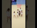 A super cute kid participating in a gymnastics competition. #funny #kids #cute #gymnast