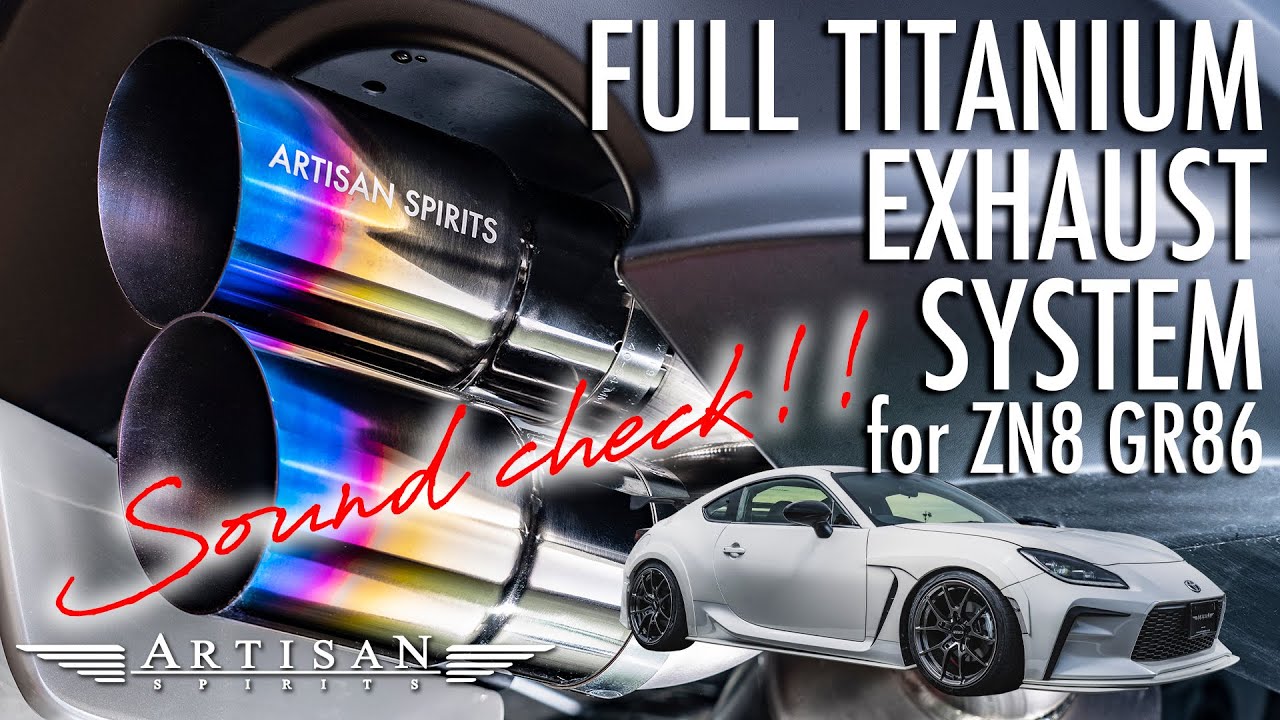 ARTISAN SPIRITS FULL TITANIUM EXHAUST SYSTEM for GR86｜アーティ
