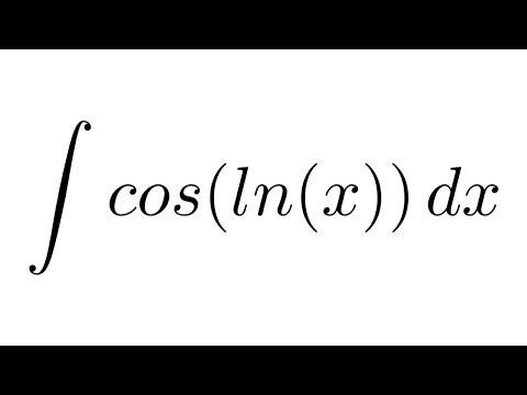 Integral of cos(ln(x)) (by parts) Integral of cos(ln(x)) (by parts)