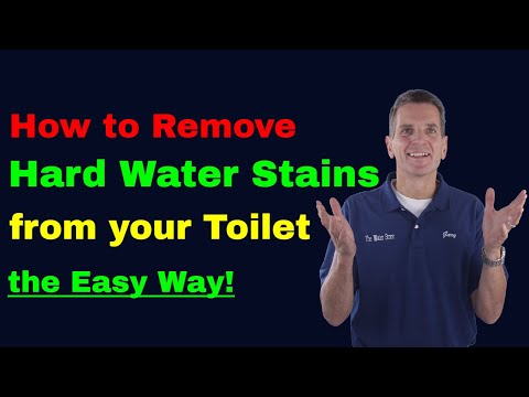 トイレから硬水汚れを取り除く方法-簡単な方法！