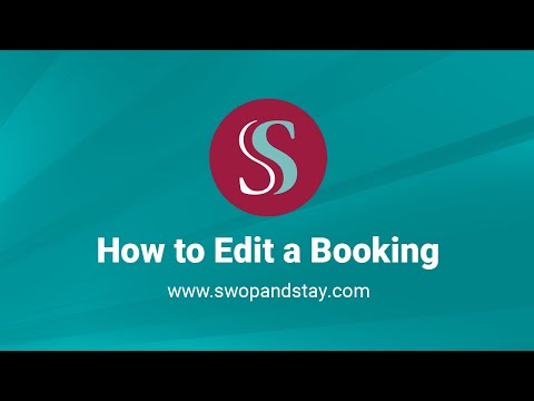 How to Edit a Booking