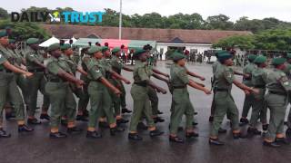 Nigerian Army: Female soldiers inter-unit silent drill