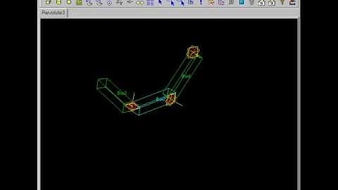 A 3D 3 DOF Pendulum modeled in MASS 2.0