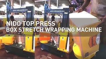 Nido Box Stretch Wrapping Machine with Top press - ND-EOLP-SH-APM800B