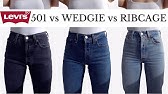 The ultimate try-on guide to women's Levi's jeans | EVERY STYLE! | 2018 -  YouTube