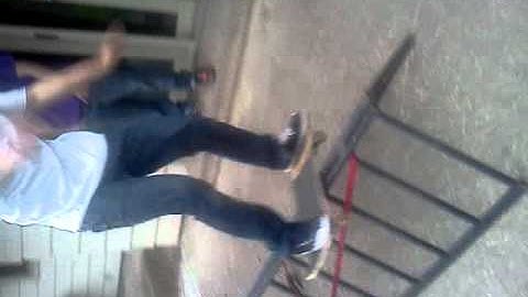 Brandon boardslides ghetto rig rail