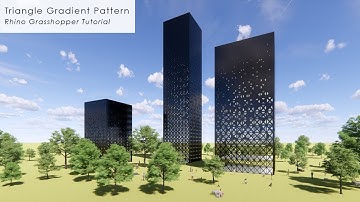 Triangle Gradient Pattern Rhino Grasshopper Tutorial