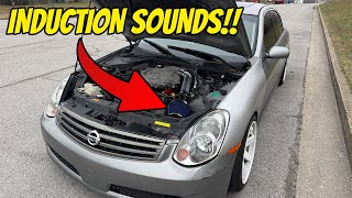 G35 INTAKE INSTALL!