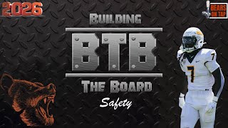 Building the Board: Safety | Chicago Bears 2026 NFL Draft Podcast 📱