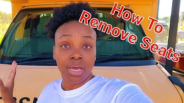 BusLife | Collins Short Bus Skoolie Conversion How To Remove Seats #skoolieconversion #buslife