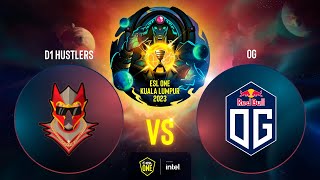 D1 Hustlers проти OG | Гра 1 | ESL One Kuala Lumpur 2023 - CQ - WEU