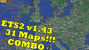 ETS2 1 43 Huge Map Combo | 31 Maps | Setup Guide | With Promods, EAA, Rusmap, Roextended