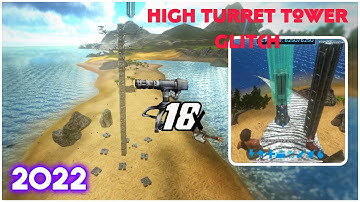 ARK Mobile - How to build new high turret tower with 18turrets  #ark  #arkbuilding