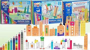5 Minute Compilation Unboxing Learning Resources Mathlink Cubes Numberblocks 1–30 Activity Set! ASMR