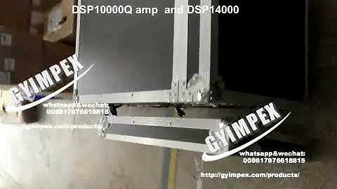 dsp fp14000 and fp10000q power amplifier