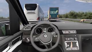 Realistic Driving - Volkswagen Caddy - Euro Truck Simulator 2 - Highway & City #est2