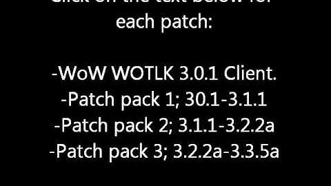 How to downpatch WoW client from 4.0.6 to 3.3.5a [WITH LINKS!]