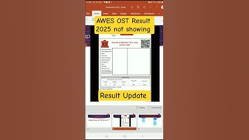 Why AWES army School Online OST is not showing in website?