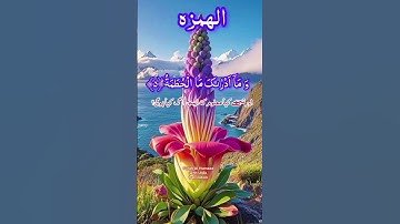 🌙 Surah Al-Humazah | Powerful Reminder ,,❤️❤️❤️| سورة الهمزة#short