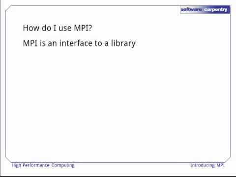 High-Performance Computing - Episode 1 - Introducing MPI