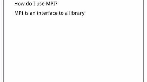High-Performance Computing - Episode 1 - Introducing MPI