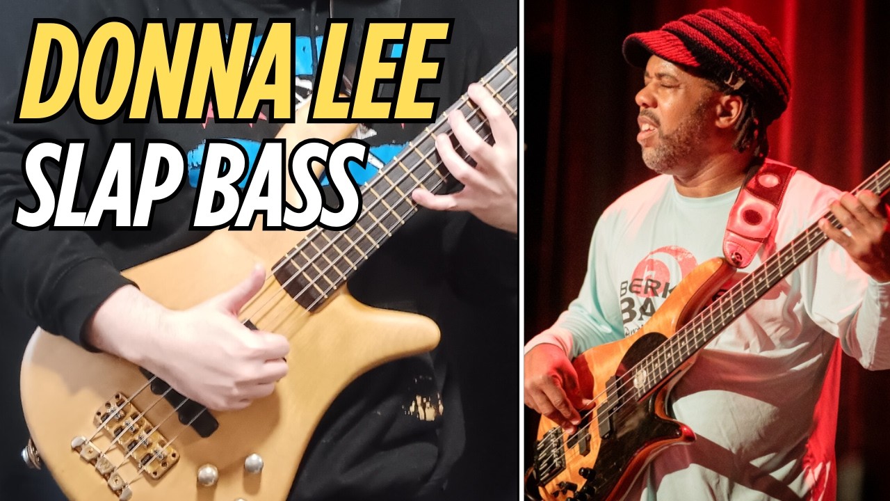 Donna Lee – Slap Bass Cover Victor Wooten Version | Double Thumb Technique