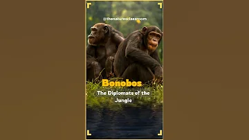 The diplomats of the Jungle #bonobo #bonobo #animals #shorts #chimpanzee