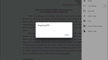 How to Save Google Doc on iPad