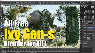 Blender - Free Ivy Generators !!