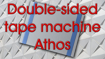 Double-sided tape machine Athos apply tape on forex