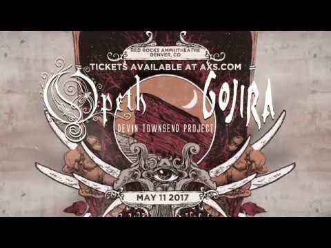 OPETH GOJIRA + TOWNSEND PROJECT: Red Rocks Amphitheatre - May 11 2017 -