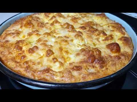 Наложена баница с готови кори - бърза и много вкусна