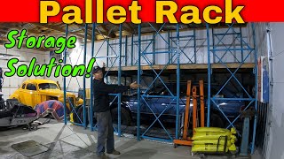 Pallet Rack Install for More Storage!