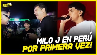 MILO J ARRIVES IN PERU FOR THE FIRST TIME! (MILO J CONCERT IN PERU)