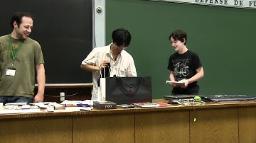 Prizegiving under 14 EGC2011 tournament