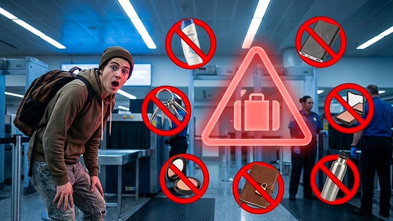 10 objetos prohibidos en 2026 que aun llevas en tu maleta