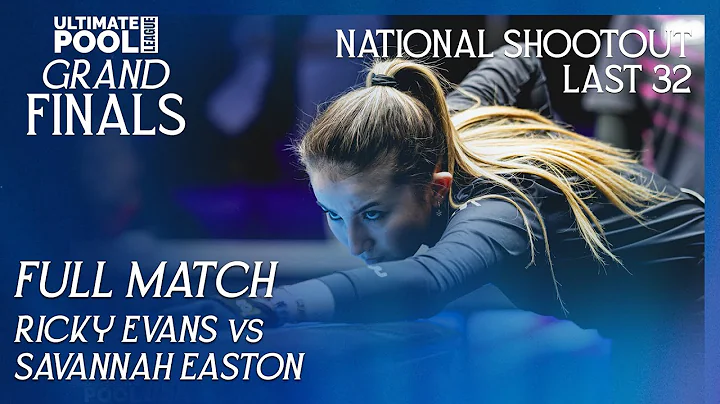 Ricky Evans vs Savannah Easton | Last 32 | National Shootout
