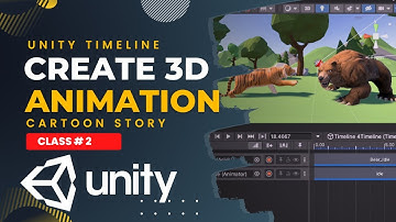How to make Cartoon Animations in unity Timeline: Unity Timeline beginner Series : Class # 2