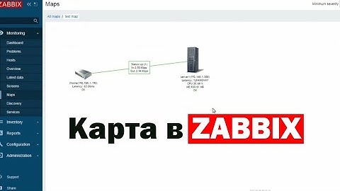 Карта в zabbix