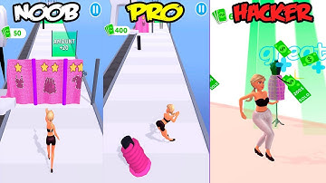 Dress Maker Run - NOOB vs PRO vs HACKER