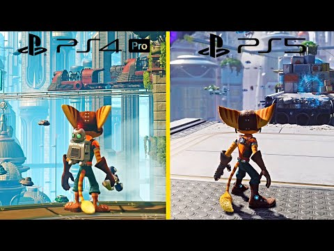 Ratchet & Clank Rift Apart - PS5 Vs PS4 PRO - Graphics comparison