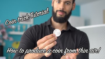 Connor coin trick TUTORIAL! How to produce a coin from thin air