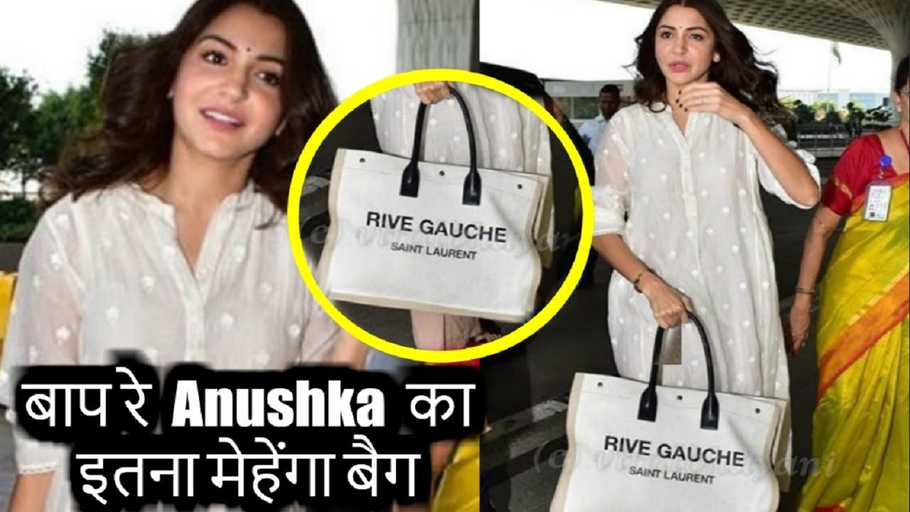 Anushka Sharma carried this bag to the airport and its price will blow your  mind - Times of India