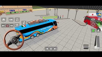 NEW Coach Bus simulator off Roading Driving 2025 Gameplay part-1#brgametv #coachbussimulator 