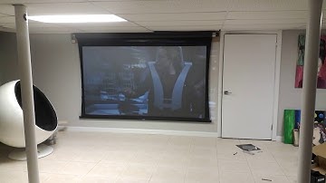 Da-lite Parallax .8 candid user vid of ALR performance 2